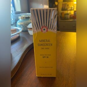 NWOT First Aid Beauty Mineral Sunscreen SPF 30 -